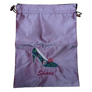 Drawstring shoe bag Jewelry‎ bag 4 1/2" x 10"
